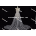 Neues Ankunfts-Großverkauf reizvolles trägerloses Spitzekurzschluß Hochzeits-Kleid mit abnehmbarem Rock